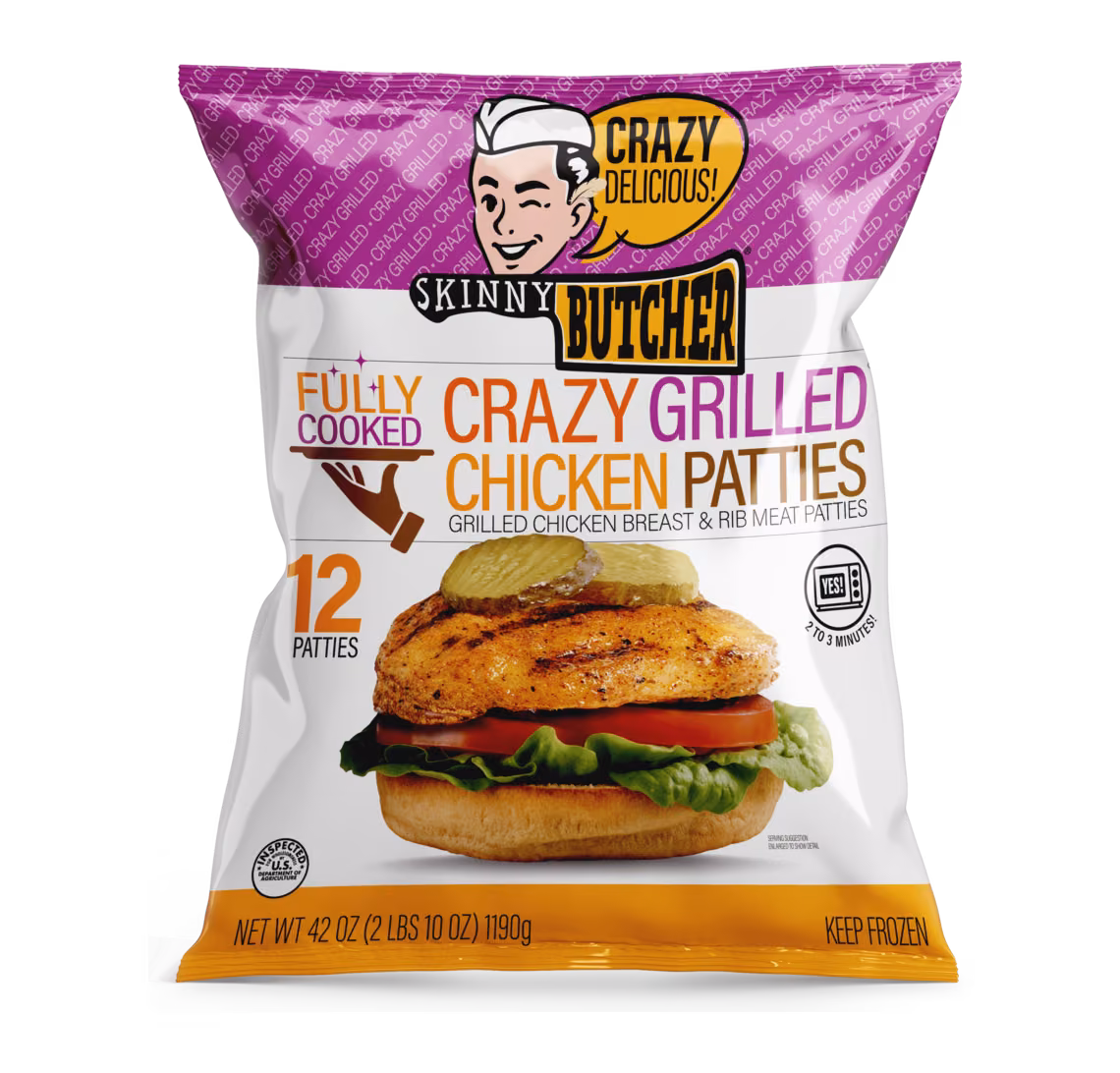 Crazy&nbsp;Grilled™ Chicken&nbsp; PattiesCostco 12-Pack