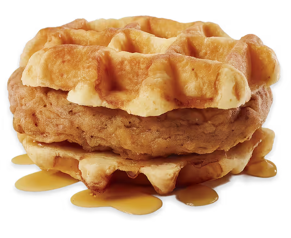 Skinny Butcher Chicken & Waffle Sandwiches
