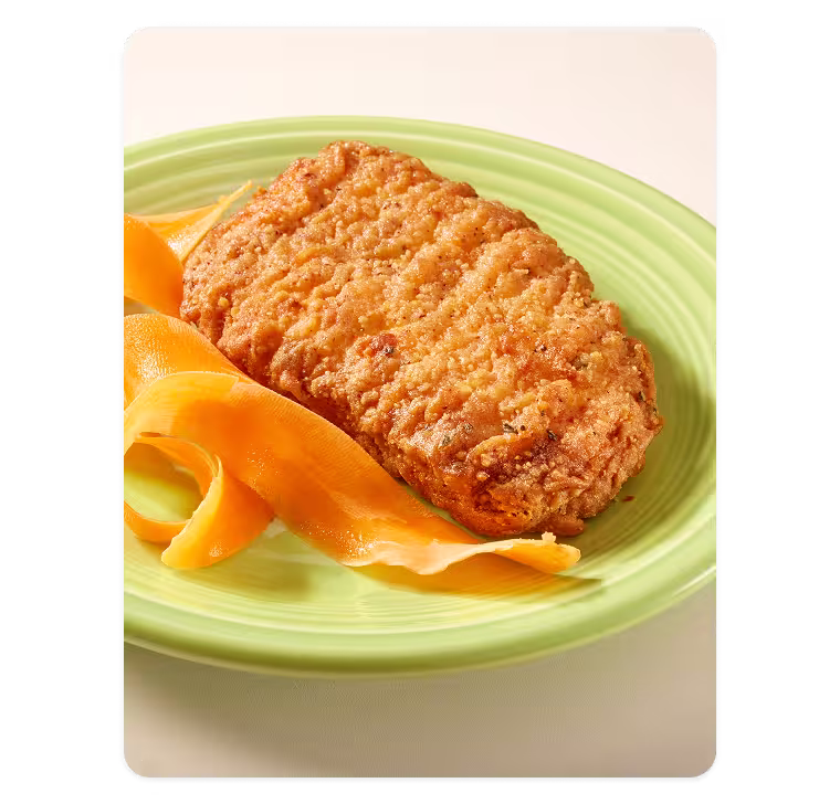 Skinny Butcher Crazy Crispy® Chicken Breast Patties Prepared